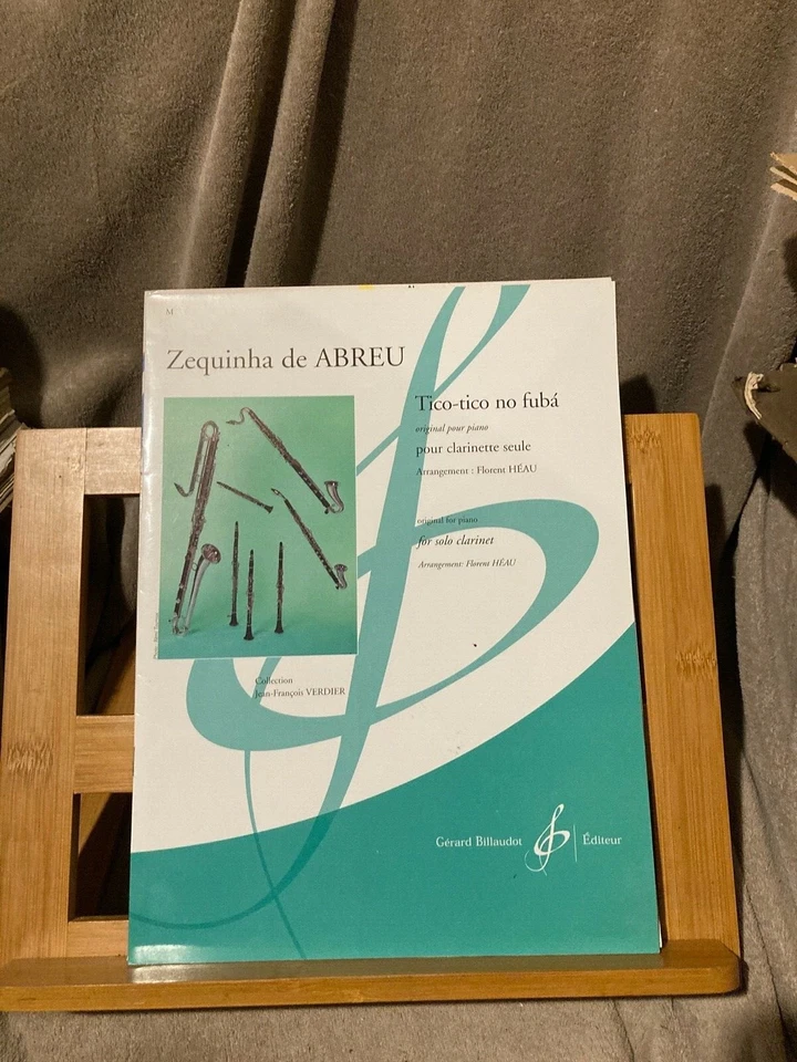 Zequinha de Abreu Tico-Tico no fuba partition pour clarinette seule ed Billaudot - Photo 1/1