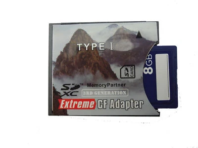 SD to CF Adapter Extreme SDHC/SDXC To CompactFlash CF Type I Memory Card - Image 1 of 3