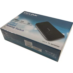 TP-LINK	TL-SG1008D 8-Port Gigabit Desktop Network Switch - Black - Imagen 1 de 3