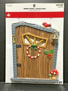 Celebrate It Merry Minis Elf Door  8" x 6.5" Decoration Craft New - Picture 1 of 2