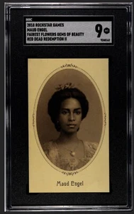 Rockstar Games Red Dead Redemption 2 II Maud Engel Zigarettenkarte Graded SGC 9! - Bild 1 von 2