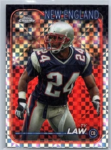 2024 Topps Chrome #123 Ty Law X-Fractor - Picture 1 of 2