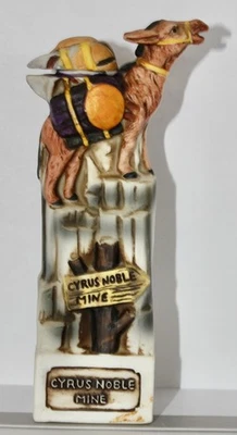 Vtg 1975 Cyrus Noble Donkey Mini Decanter  Empty  - Image 1 of 4