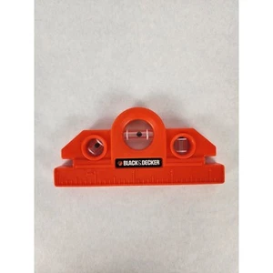 Level Mini Black & Decker Toy 3 Ball Vials Plumb Level 45 Degree - Picture 1 of 4