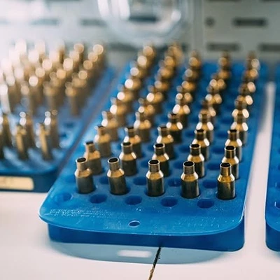 Frankford Arsenal 50 圆形重装托盘 2 件装黄铜存储 — 第 1/2 张图片