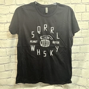 Sqrrl Peanut Butter Whiskey Shirt Erwachsene 2XL XXL Schwarz Trinken Promo Neu! - Bild 1 von 6