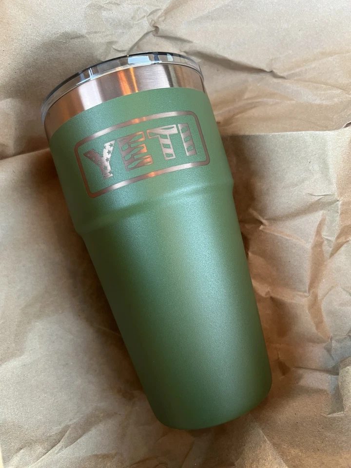 YETI 2025 Folds Of Honor🇺🇸 FOH Highlands Olive Stackable 20 oz Rambler NEW! - Image 1 of 1