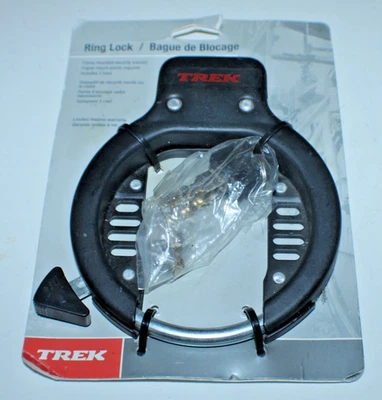 Trek Bicycles Ring Lock Frame Mounted Plate Lock Seat Stay Keys #428422 Specific - Image 1 of 4