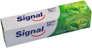 Signal dentifricio tè verde 100 ml alito fresco naturale denti sani cura gengive - Foto 1 di 9