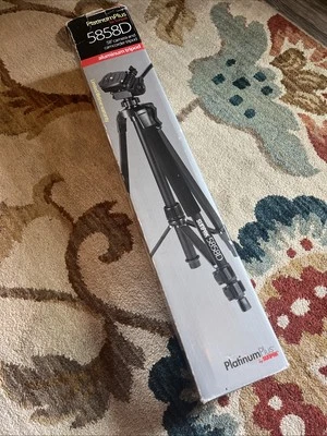 Sunpak Platinum Plus by Sunpak 5858D Photo/Video Tripod Black - Image 1 of 4