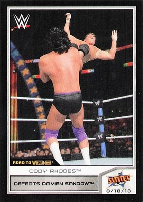 2014 Topps WWE Road to Wrestlemania #32 Cody Rhodes Foto 1 de 2