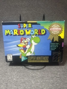 Super Mario World Players Choice Super Nintendo Entertainment System SNES CIB 20 - Bild 1 von 12