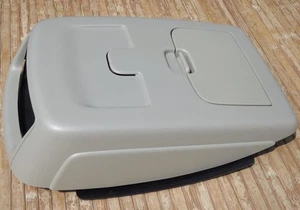 05-07 Ford F250 F350 Super Duty Overhead Console GRAY Compartment W/Bracket OEM - Picture 1 of 6