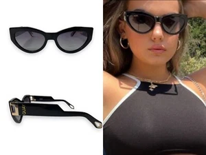 Quay Australia Sonnenbrille MAD CUTE Katzenauge POLARISIERT RARITÄT x Saweetie Collab schwarz - Bild 1 von 12