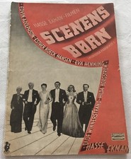 Kungliga patrasket Edvin Adolphson Ester Roeck Hansen 1945 Danish Movie Program