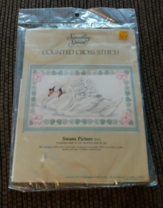 Something Special Counted Cross Stitch Kit Swans Picture 50152 Brand New Sealed - Picture 1 of 5