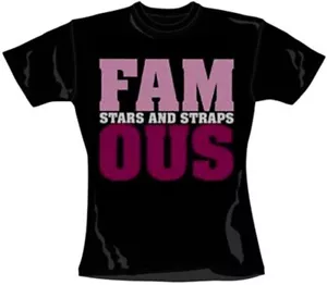 Rare Unworn FAMOUS STARS AND STRAPS Run Schwarz Woman T-Shirt S - Bild 1 von 1