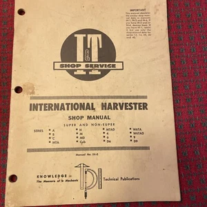 International Harvester Service Manual IH-8 Traktor & Anbaugerät 🇺🇸 - Bild 1 von 12