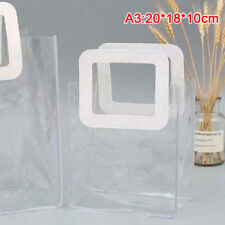 Transparent PVC Bag Portable Storage Woman Flower Pattern Korean Ins Ja SsB J rf