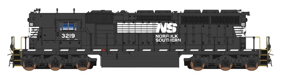 N Scale SD40-2 Locomotive Norfolk Southern - High Hood # 3224 - Image 1 of 1