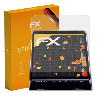 atFoliX 3x Schutzfolie für Mercedes-Benz MBUX W223 2021 C-Klasse matt&stoßfest - Bild 1 von 4