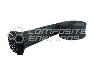 Carbon Fiber Cloth Fabric Sleeve 0.75"/19mm Diameter 3k Aerospace 8.9oz 302gsm - Picture 1 of 1