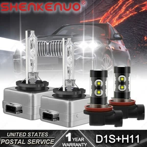 Faro delantero HID alto/bajo blanco para BMW X5 2007-2015 + bombillas antiniebla LED - Imagen 1 de 12