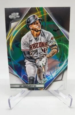 2022 Topps Chrome Cosmic Ketel Marte Base #68 Arizona Diamondbacks - Image 1 of 2