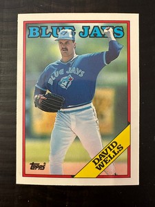 1988 Topps Traded Tiffany baseball David Wells #128T Rookie Card Blue Jays