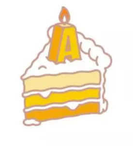 Pinny Arcade PAX 2024 20th Anniversary Birthday Cake Trade Staff Pin / Aus - Picture 1 of 1