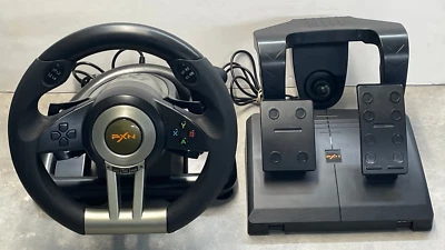 PXN V3 Pro Racing Steering Wheel & Pedals Controller for PS3/4, PC/XBOX & SWITCH - Image 1 of 4