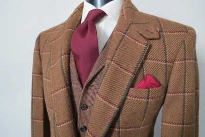 Paul Stuart Classic 100% lambswool Whipcord hacking style sport coat 41-40 R - Image 1 of 4
