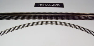 Vtg ATLAS USA 36" STRAIGHT Flex RAILROAD TRACK HO Scale 10 Piece Lot 4260104 "E" - Picture 1 of 5