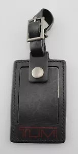 TUMI 'Alpha T-Pass' Targhetta bagaglio in pelle nera/rossa - Medium - Foto 1 di 2