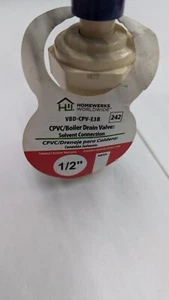 1/2" Boiler Drain Valve CPVC - Picture 1 of 2