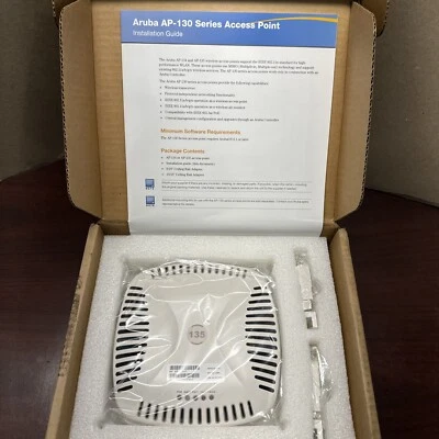 HP JX772-61001 - HP-Aruba Instant 135 Wireless Access Point, 802.11abgn, JX772A - Image 1 of 3
