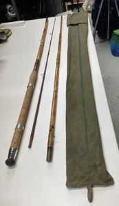 Rare Vintage Milwards senior Featherlite fishing rod Spanish Reed - Picture 1 of 7
