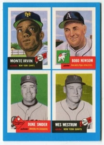 1992 Topps Bazooka 4-in-1 Card #10 Duke Snider Brooklyn Dodgers - Foto 1 di 2