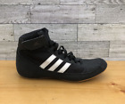 Adidas Black/White HVC2 Wrestling Shoes AQ3327 Kids Size 3