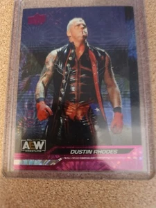 2024 Upper Deck - Dustin Rhodes - Pink Pyro Parallel #’d 72/79 - Picture 1 of 3
