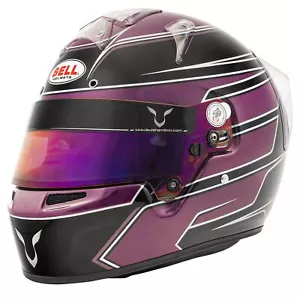 Bell KC7-CMR Kart Helmet, Lewis Hamilton Signature Series Black / Purple - Foto 1 di 10