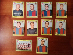 FUSSBALLSPIELER 1968/69 PANINI - 10 verschiedene Figuren BOLOGNA fast alle neu  - Bild 1 von 2