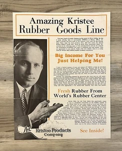 Vintage Kristee Products Company Rubber Akron Ohio Catalog Business Position - Picture 1 of 8