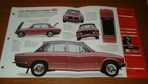 1975 TRIUMPH DOLOMITE SPRINT ORIGINAL IMP BROCHURE SPECS INFO 75 1972-1978★★ - Picture 1 of 1