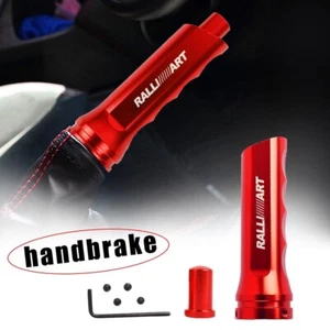 JDM Ralliart Aluminum Car Handle Handbrake Sleeve Universal Fitment Cover - Picture 1 of 66