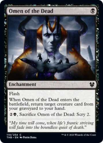 x1 Omen of the Dead - Theros Beyond Death - NM - MTG - Image 1 of 1