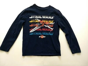 Star Wars Gap X-wing Be a Hero Sweatshirt Boys Size M Regular Dark Blue - Picture 1 of 4
