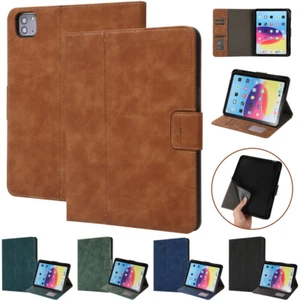 For iPad (A16) 11th/10th/9th/8th/7th/6th Gen Leather Smart Flip Case Stand Cover - Picture 1 of 33