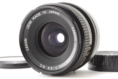 Raro O Mark [Exc+5] Canon FD 28mm f/3.5 S.C. Lente gran angular MF de JAPÓN Foto 1 de 4