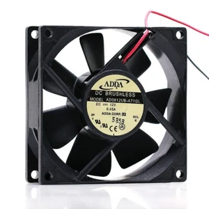 Ventilatore a cassa 80 mm per Adda AD0812UB-A71GL 80X80X25 mm DC 12V 0,45A flusso d'aria alta velocità - Foto 1 di 5
